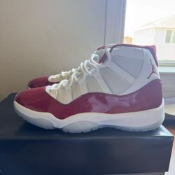 Jordan 11s Cherry Red 
