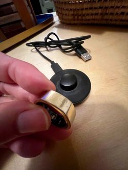 Oura ring gen 3 flat top gold