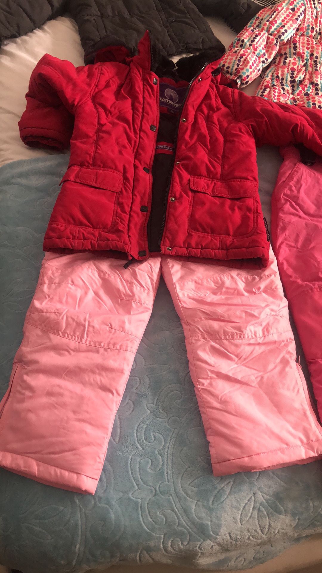 Snow bibs jackets boots any size for kids and adults