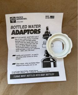 new/unused prince lionheart bottled water adaptor