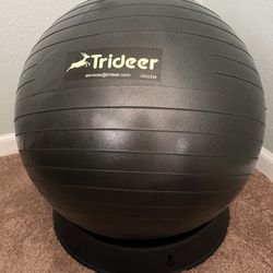 Trideer Exercise Yoga Ball Chair And Stand