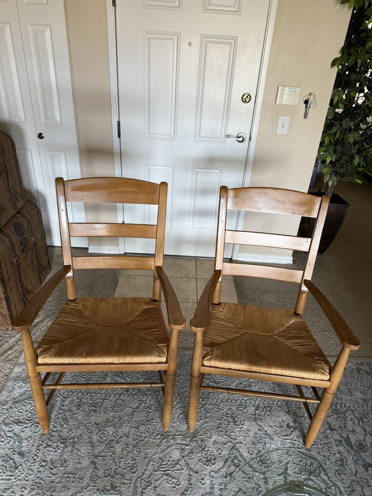 Ethan Allen Chairs & Table