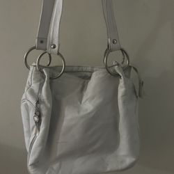 white purse