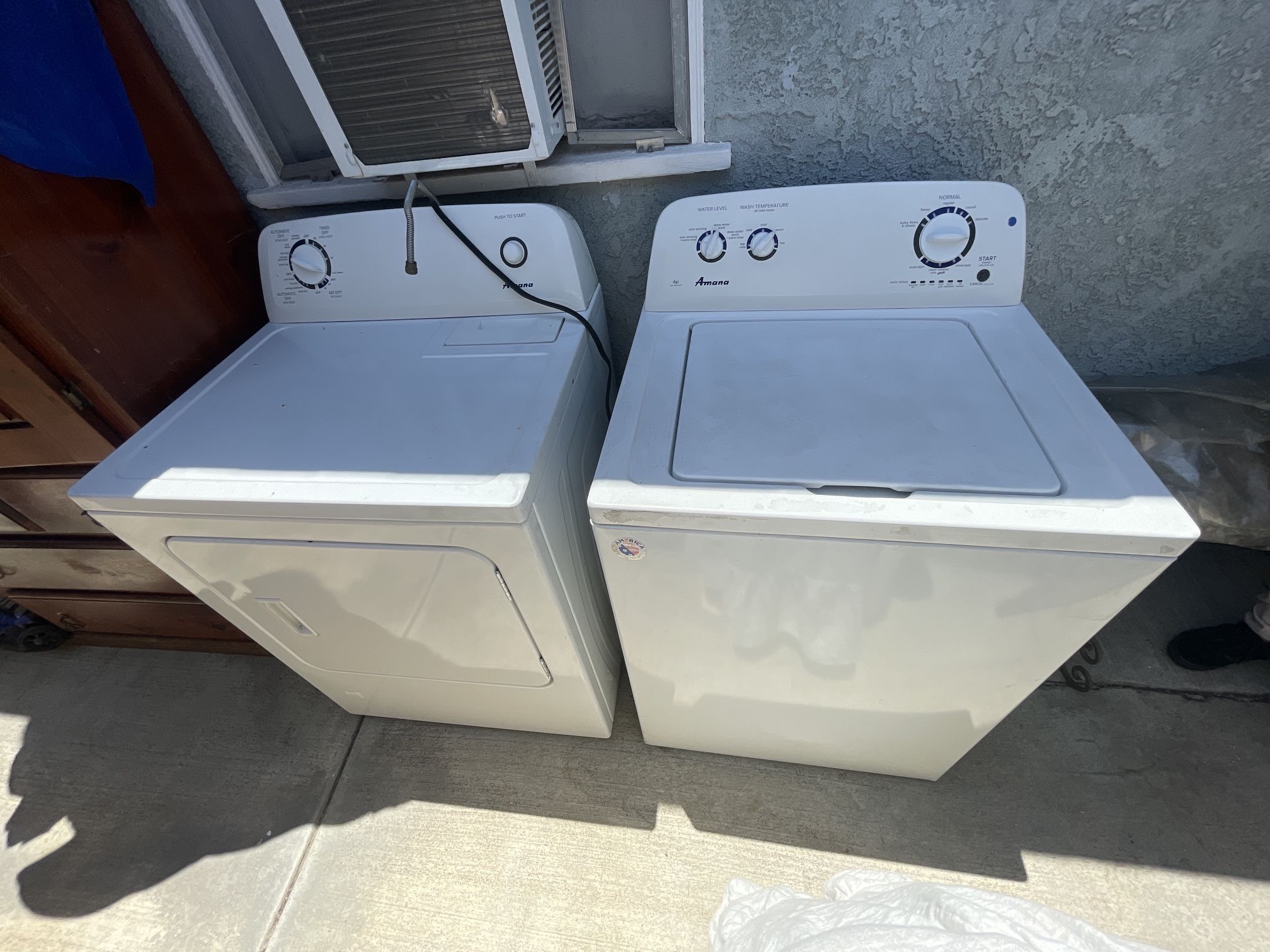 Washer and dryer