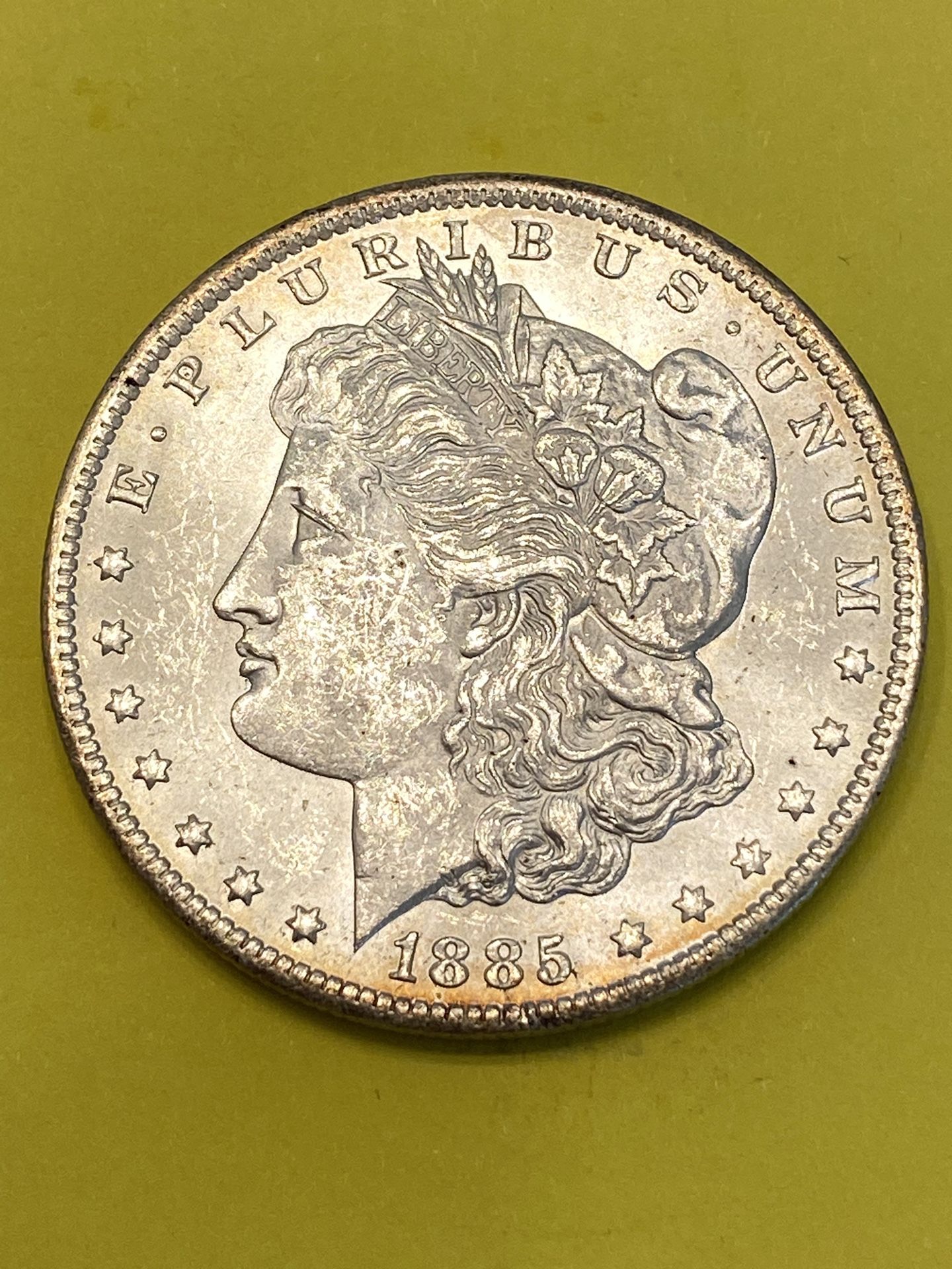 UNCIRCULATED 1885-O UNITED STATES MORGAN SILVER DOLLAR