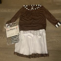 Girls Oompa Loompa Costume Size XL