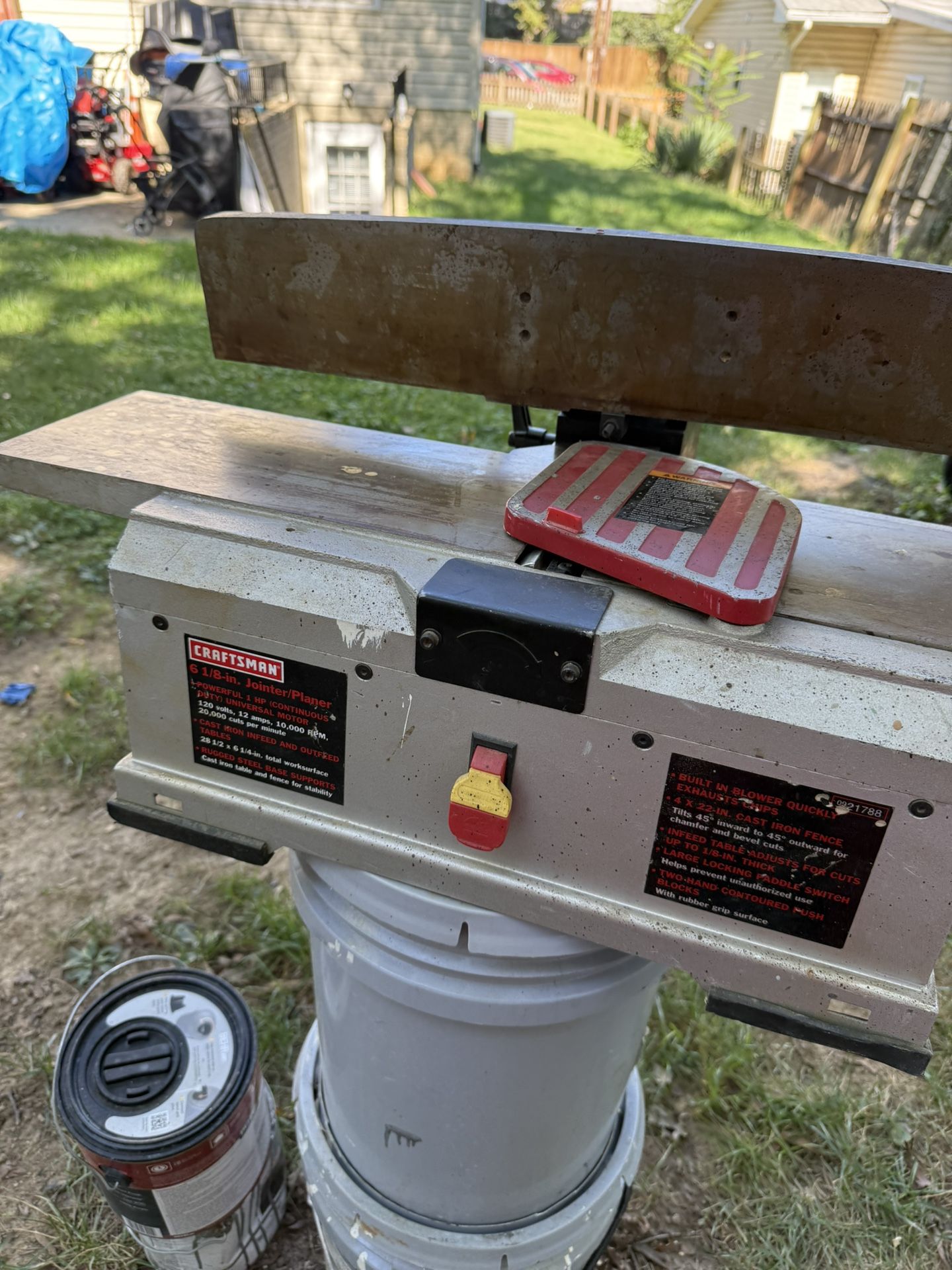 craftsman 6 1/8 jointer planer