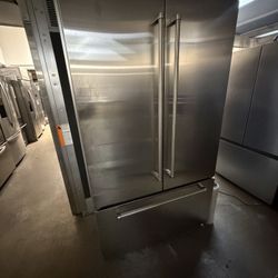 42” Kitchenaid Built In French Door Stainless Steel Refrigerator 