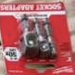 Milwaukee SHOCKWAVE Impact Duty Hex Shank Socket Adapter Set. 