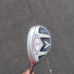 Golf Clubs! Left Handed Callaway FT 3 Hybrid!