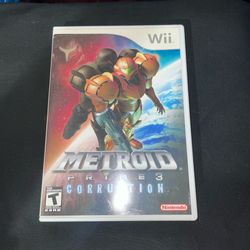 Nintendo Wii Metroid Prime 3 Corruption CIB