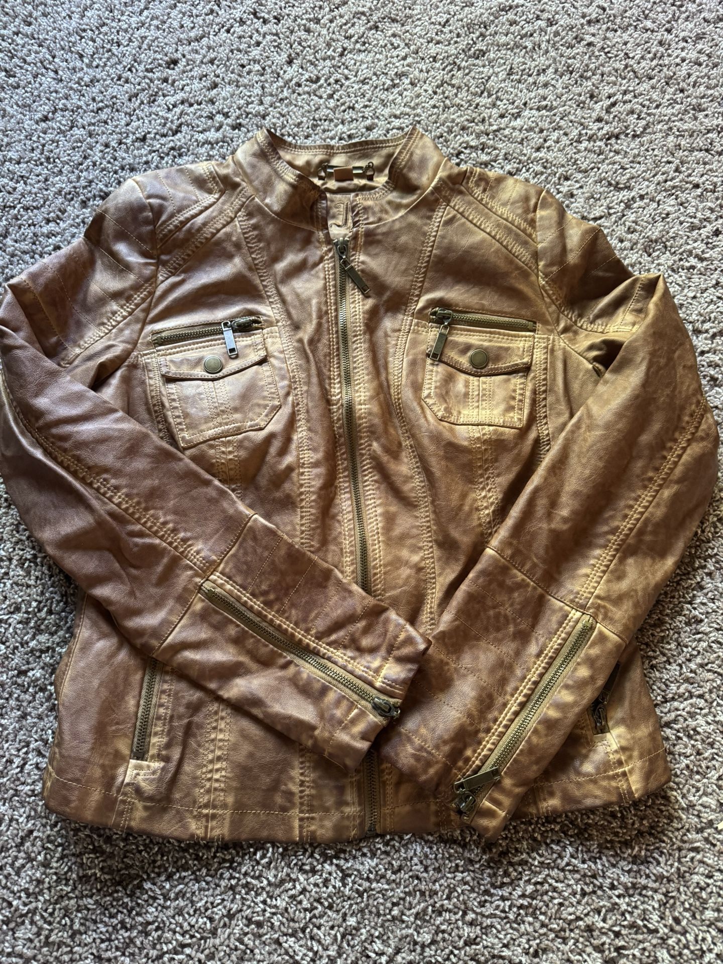 Jou Jou faux leather jacket