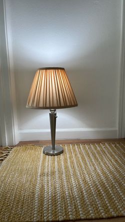 Table Lamp with Pleated Shade