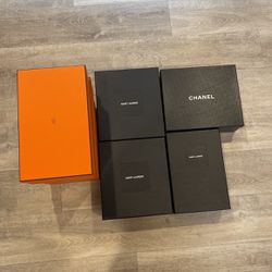 Hermes, YSL, Chanel (Boxes only)