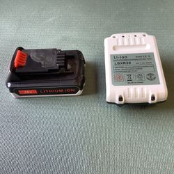 2 Pack-Replace for Black and Decker 20v Lithium Battery