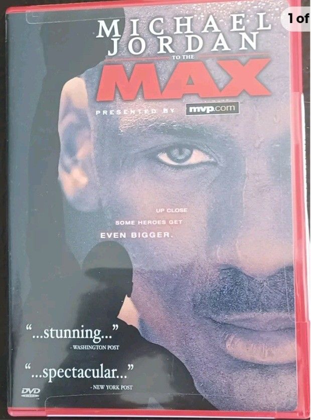 Michael Jordan to the Max (DVD, 2001) Documentary, Basketball, Rare OOP