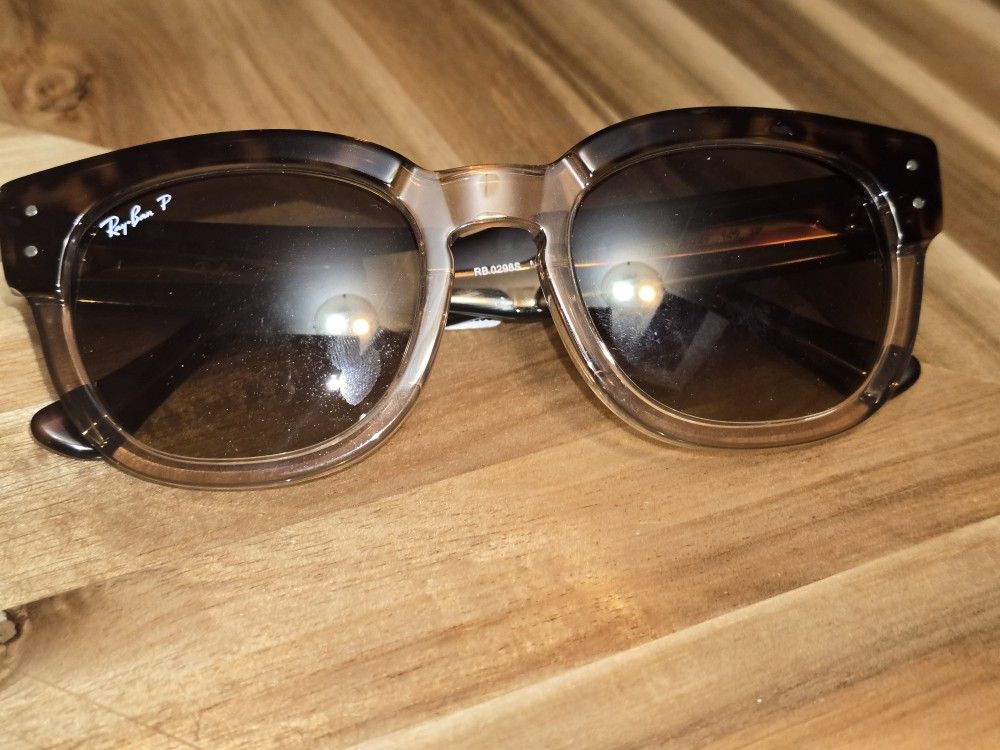 Ray Ban Hawk Eye Polarized Sunglasses Tortoise Brand New