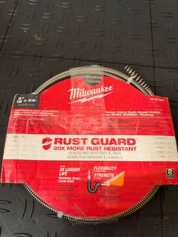 Milwaukee 5/16 in. × 25 ft. Inner Core Bulb Head Cable with Rustguard