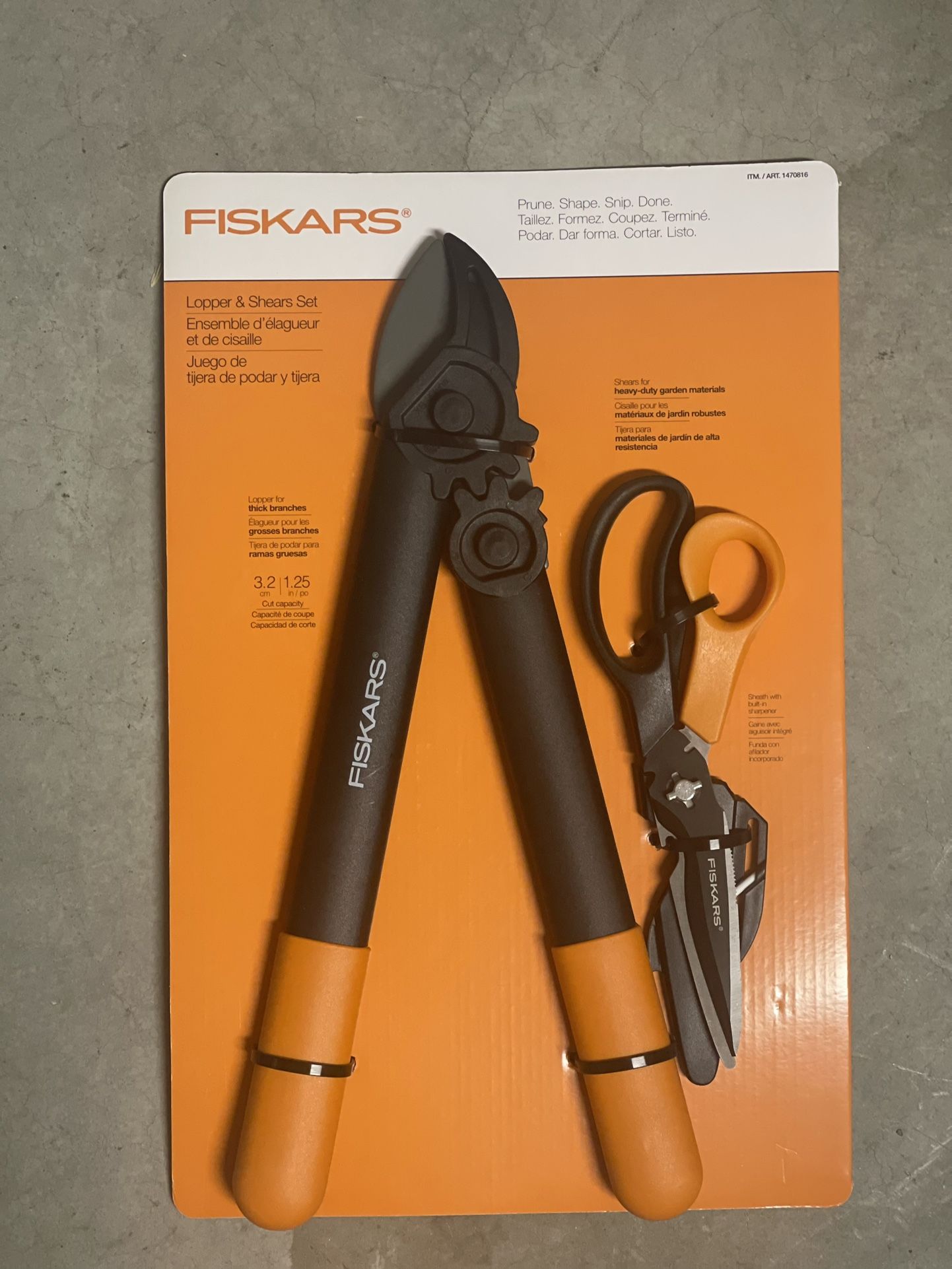Fiskars Lopper & Shear Set
