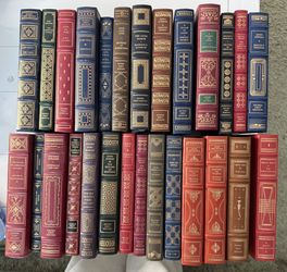 Easton Press 27 Signed First Edition Leather Bound Books