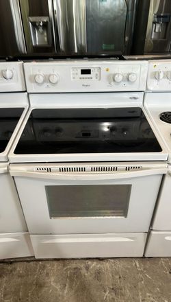 Whirlpool White Electric Range SelfClean