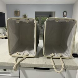 2 basket Laundry , clothes Storage . 2 Cesta Para Ropa