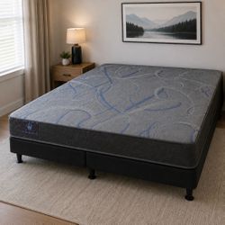 Memory Foam King Size Mattress 11” Thick Premium Comfort Factory Fresh & Sealed in Plastic Same Day Delivery.