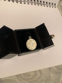 Mexican coin pendent silver