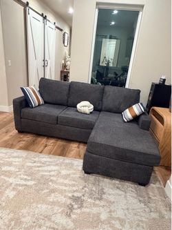 Modern Living Spaces L shape Coach