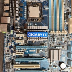 Gigabyte GA-X58-USB3 Rev:1.0 LGA1366 DDR3 ATX Motherboard+I/O Shield | Works