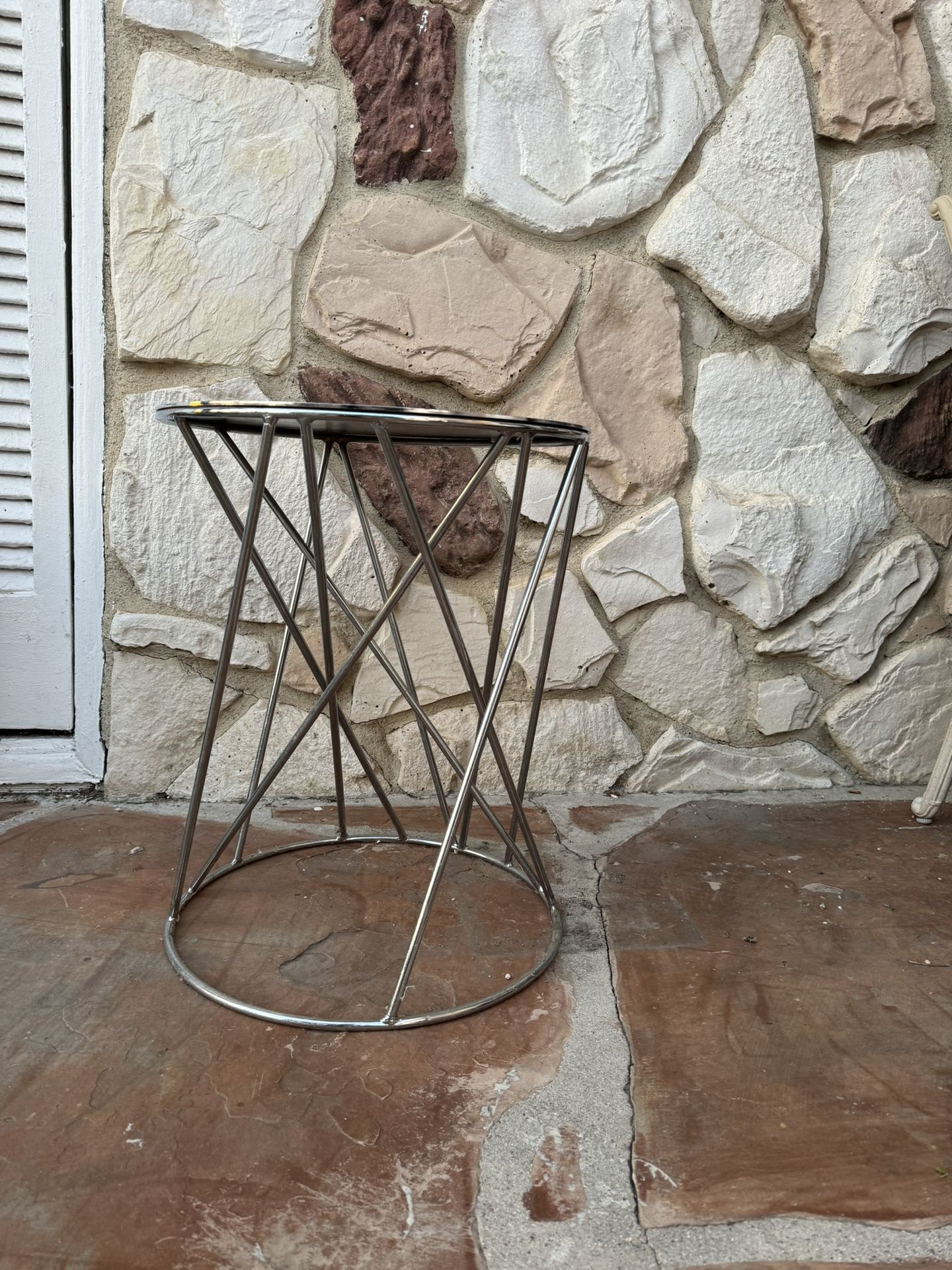 Crome Side Table 