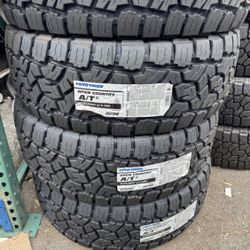 New Toyo 37X13.50R17 All Terrain Tires