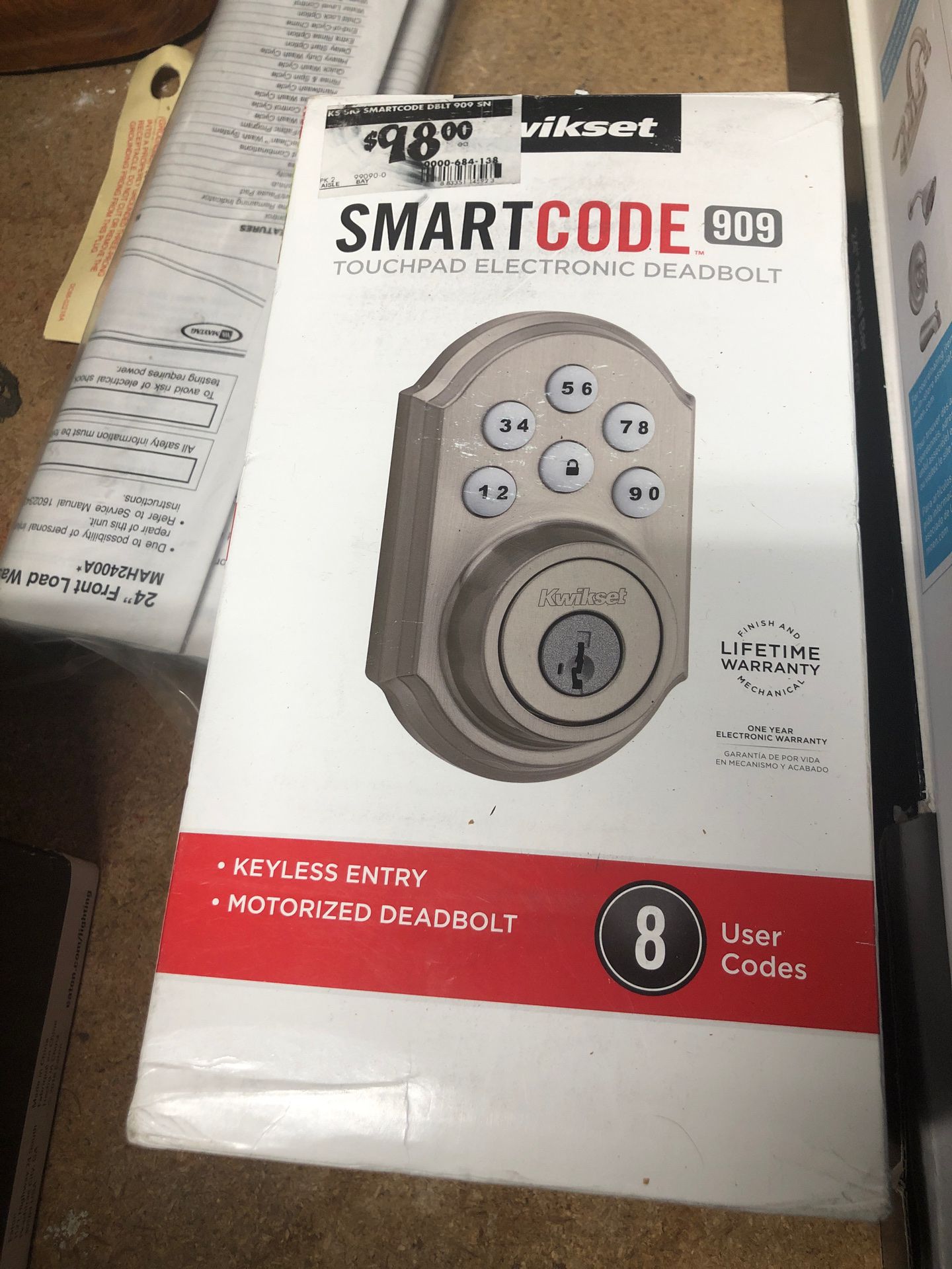 Smart code door lock