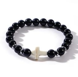 Natural Sone Cross Bracelet