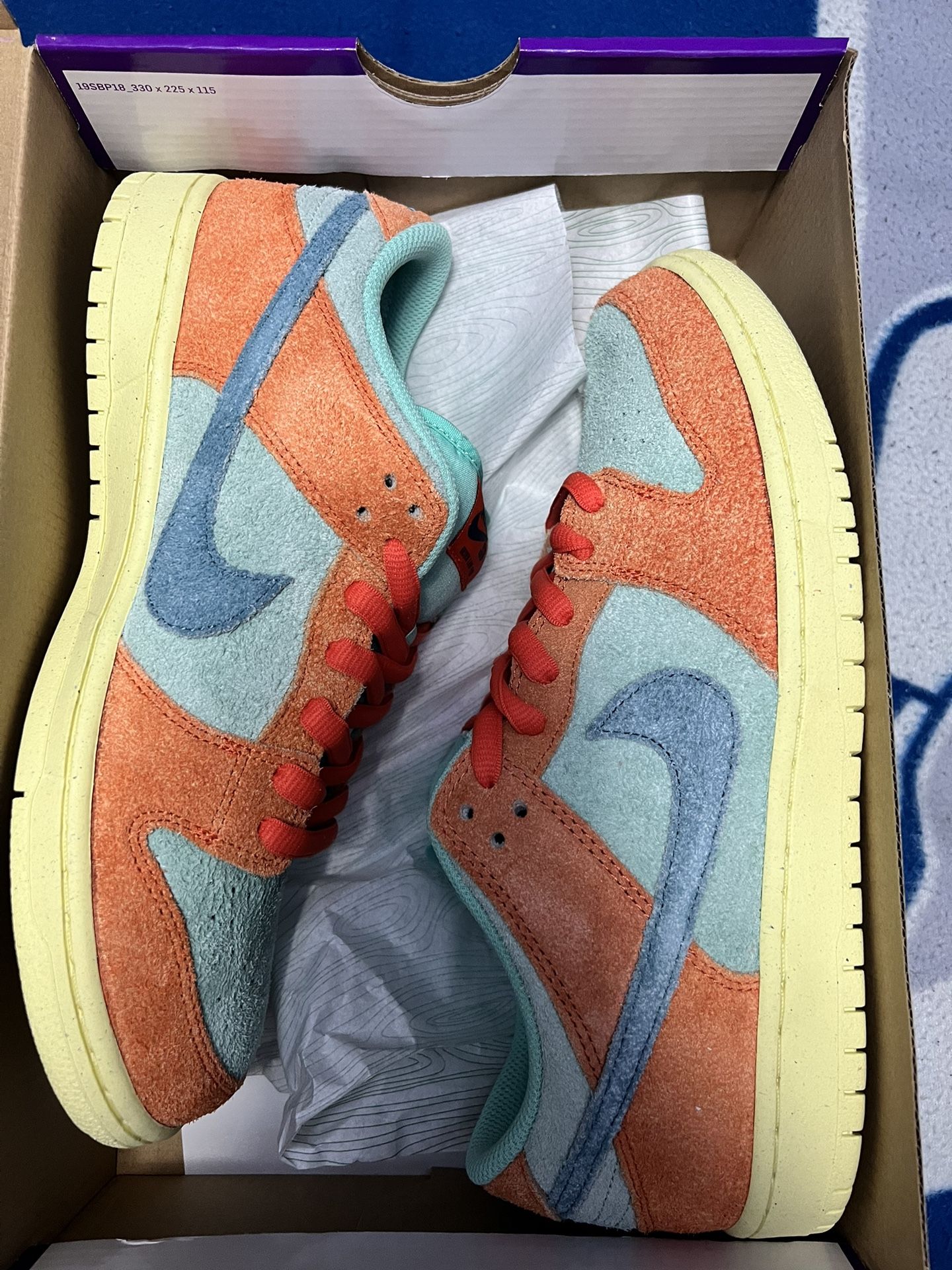 Nike Sb Dunk Low “Orange Emerald Rise”