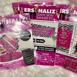 PARTY DECORATION BUNDLE HOT PINK AND BLACK ZEBRA