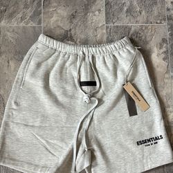 Essentials White Shorts