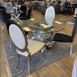 Dining Tables ( Round Glass ) Same Day Delivery 916//661/1073