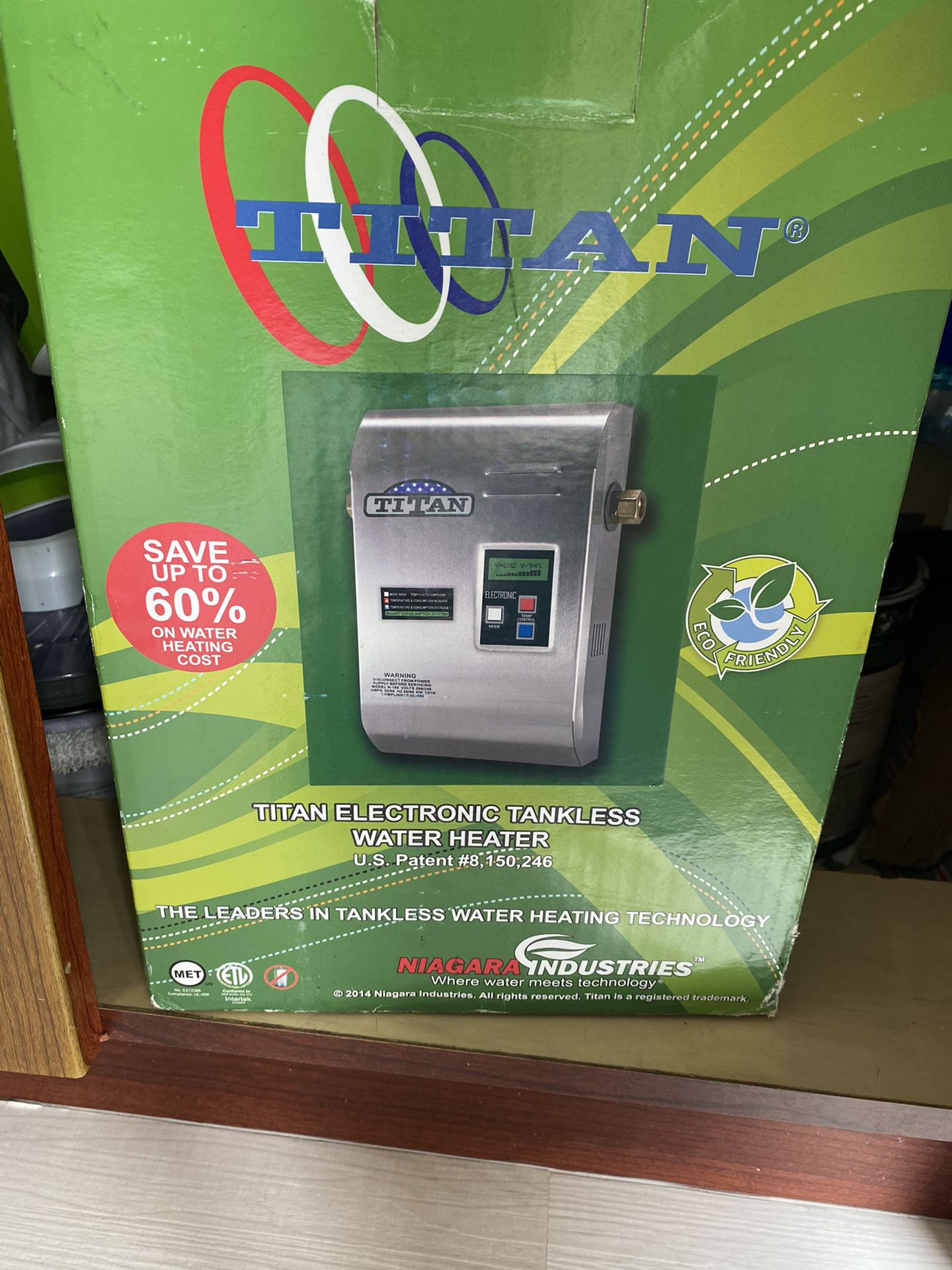 Titan electronic tankless water heater