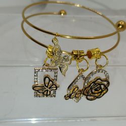 Attractive Bangle Charm Bracelet 
