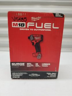 Milwaukee M18 fuel SURGE 1/4 hex impact driver impacto destornillador tool only solo la herramienta 