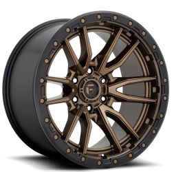 Fuel Wheels D681 Rebel Bronze with Black Lip 6-Lug ,-18mm / +1mm / +20mm (According to Vehicle)