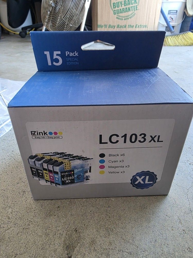 15pc Lc103 Lx103xl 103xl Ink Cartridges Brother Printer