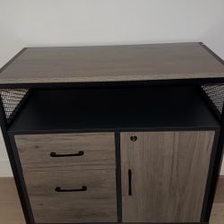 Modern industrial storage cabinet