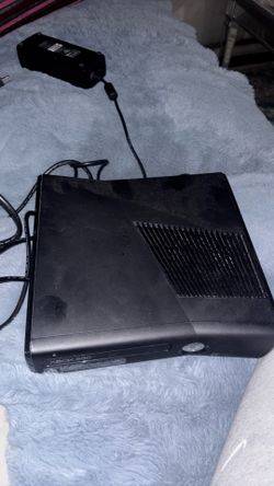 Xbox 360 Slim Console + Cords Only (No Controller) UNKNOWN IF WORKS
