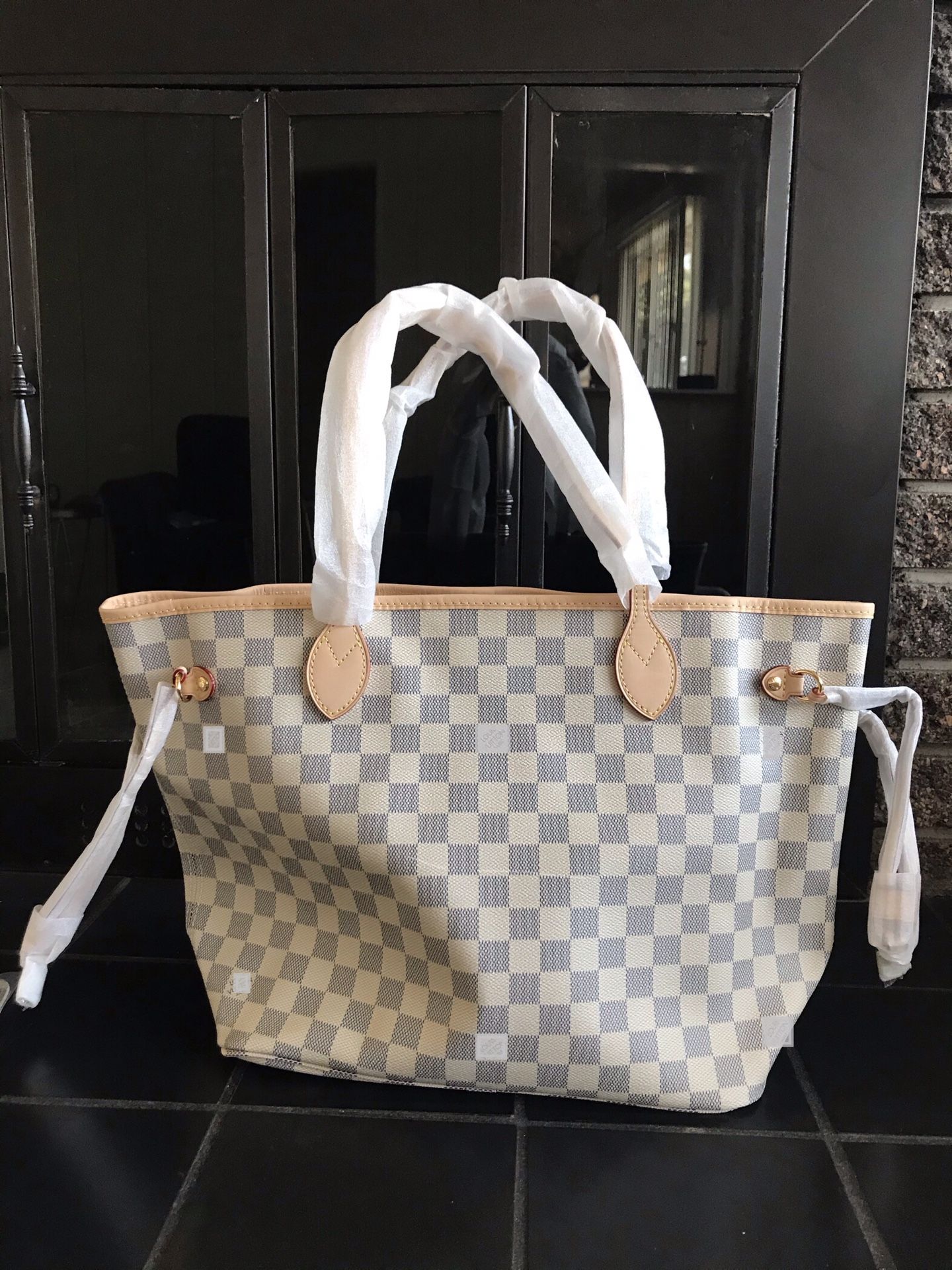 Checkered Woman Handbag