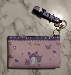 New kuromi makeup bag Coin purse and key chain