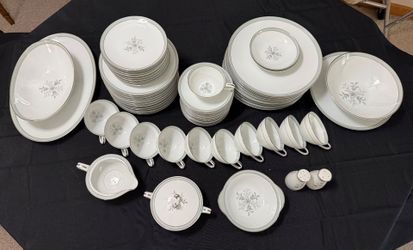 Noritake Lucille China Set 5813 | Service for 10 | Japan | Serving Pieces