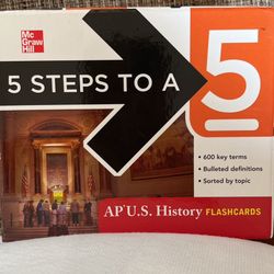 5 STEPS TO A 5  AP U.S. HISTORY FLASHCARDS
