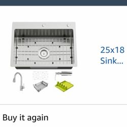 Sink with faucet